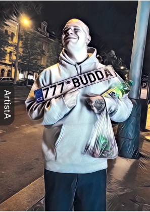 Bluza z kapturem Budda