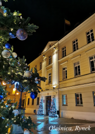 Plakat pionowy A1 Olesnica Rynek Boze Narodzenie