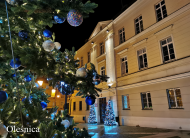 Obraz canva poziom A2 Olesnica Rynek ratusz