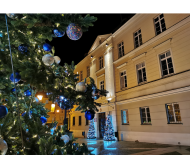 Poduszka jasiek z nadrukiem Olesnica Rynek ratusz