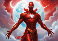 Plakat poziomy A1 Fantasy Czerwony Ksiaze 1