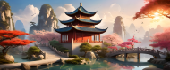 Kubek Chinese garden 1