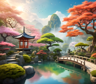 Mala poduszka jasiek z nadrukiem full print Japonia 1