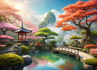 Obraz canva poziomy A2 Japonia 1