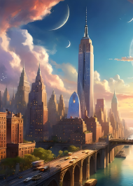 Plakat pionowy A1 New York 1