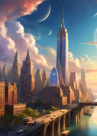 Plakat pionowy A2 New York 1