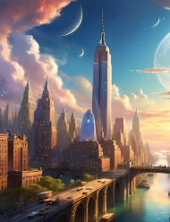 Damska bluza bez kaptura z nadrukiem New York 1