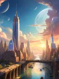 Plakat obraz canvas pionowy A2 New York 1