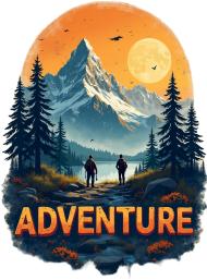 Damska bluza z kapturem z nadrukiem ADVENTURE 1