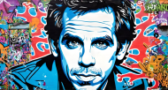 Torba reporterka na ramie Ben Stiller grafitti 1