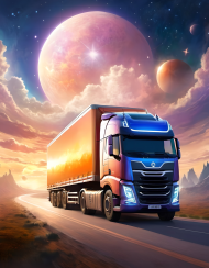 Koszulka T-Shirt z nadrukiem Truck 13