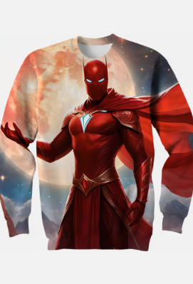 Bluza Czerony Batman 1 - TOP KOSZULKI - fajne koszulki i gadżety z nadrukiem