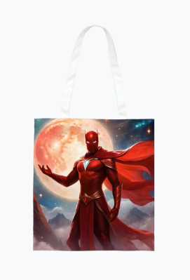 Torba na zakupy full print Czerwony Batman 1 - TOP KOSZULKI - fajne koszulki i gadżety z nadrukiem