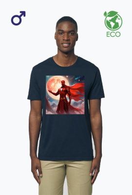 Eko koszulka T-Shirt Fantasy Czerwony Batman 1 - TOP KOSZULKI - fajne koszulki i gadżety z nadrukiem