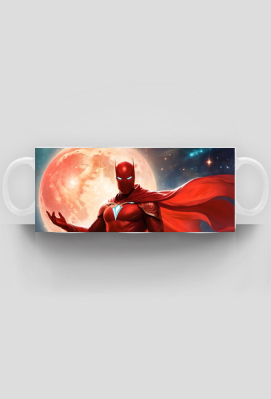 Kolorowy kubek Fantasy Czerwony Batman 1 - TOP KOSZULKI - fajne koszulki i gadżety z nadrukiem