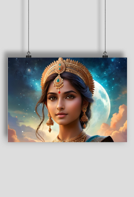 Plakat poziomy A1 Fantasy Ksiezniczka 2 - TOP KOSZULKI - fajne koszulki i gadżety z nadrukiem