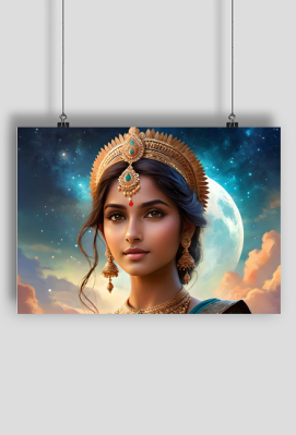 Plakat poziomy A2 Fantasy Ksiezniczka 2 - TOP KOSZULKI - fajne koszulki i gadżety z nadrukiem