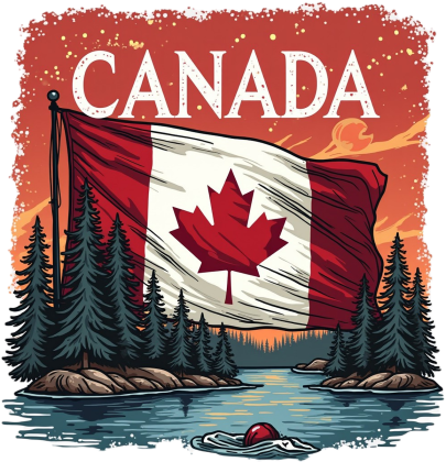 Koszulka T-Shirt z nadrukiem Canada 1