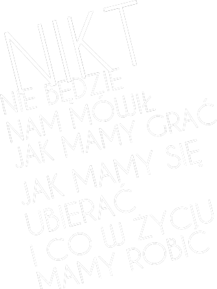Koszulka "nikt nam niczego nie zabroni"