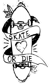Koszulka Skate Or Die Męska