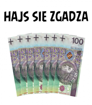 hajs sie zgadza - kubek - nadruk