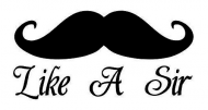 Like a Sir - T-shirt męski (biały)