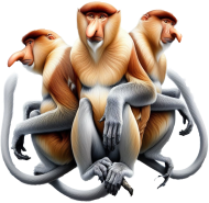Podkoszulka 3 Małpy