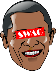 Barack Obama Swag Black