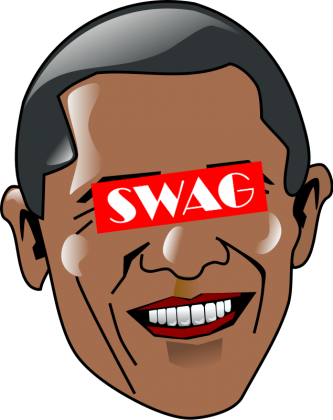 Barack Obama Swag Black