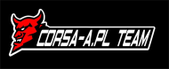 Koszulka Corsa A Team Czarna Duże Logo