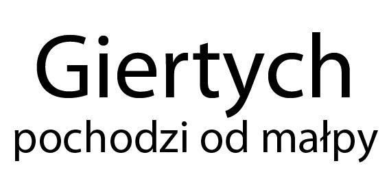 Giertych pochodzi od małpy