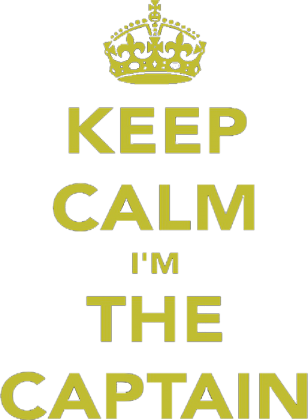 keep calm and i'm the capitan