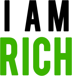 I am RICH MĘSKA - nadruk