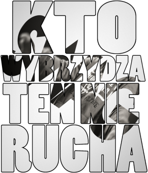 Kto wybrzydza ten nie rucha SWAG - nadruk