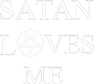 Satan Loves Me Czarna