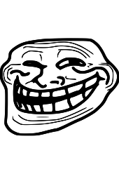 Kubek Troll face