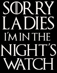 Nocna Straż - Night's Watch - czarna