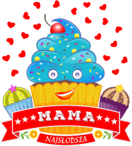 Najsłodsza Mama - damska bluza z kapturem