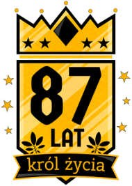 Król Życia - kubek na 87 urodziny