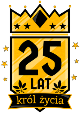 Król Życia - kubek na 25 urodziny