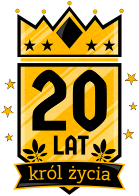 Król Życia - kubek na 20 urodziny