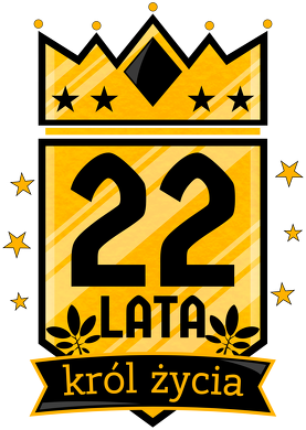 Król Życia - kubek na 22 urodziny