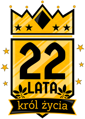 Król Życia - kubek na 22 urodziny