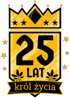 Król Życia - kubek na 25 urodziny