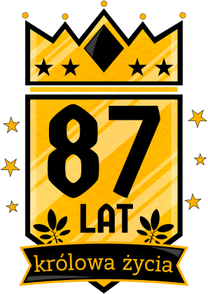 Królowa Życia - koszulka na 87 urodziny