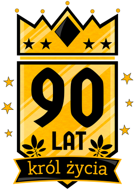 Król Życia - kubek na 90 urodziny