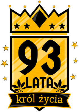 Król Życia - kubek na 93 urodziny