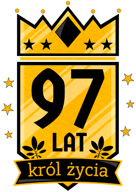 Król Życia - kubek na 97 urodziny