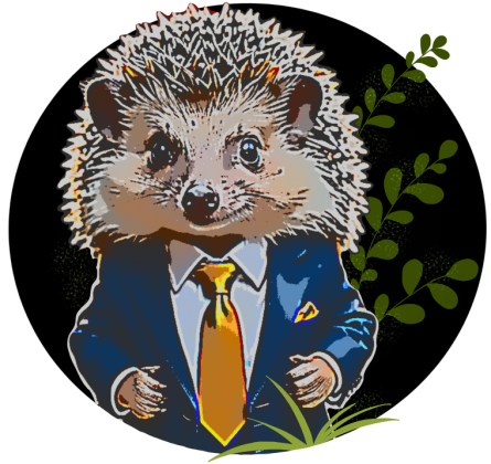 Jeż biznesman