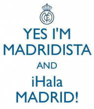 Koszulka damska - Yes I'm a Madridista and Hala Madrid